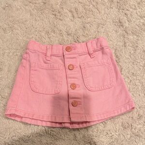 Old Navy Pink Kids Skirt with Button Detail